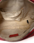 Pebbled Calfskin Small Soho Disco Bag Tabasco Red