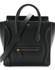 Smooth Calfskin Nano Luggage Black