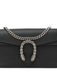 Dollar Calfskin Crystal Super Mini Dionysus Shoulder Bag Black