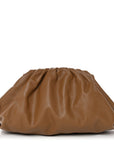 Smooth Butter Calf The Pouch Oversized Clutch Cammello
