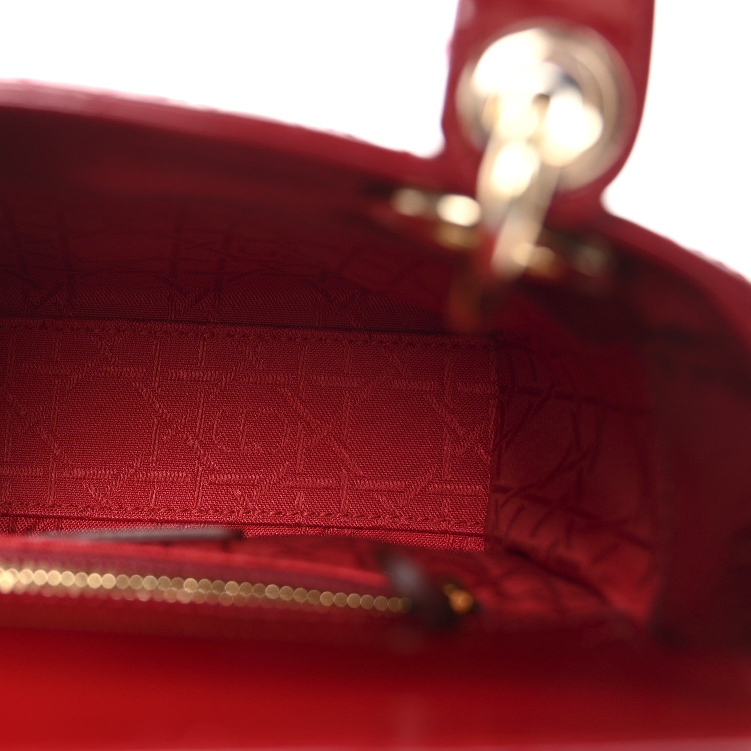 Patent Cannage Mini Lady D1OR Red