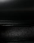 Lambskin Quilted Mini Square Flap Black