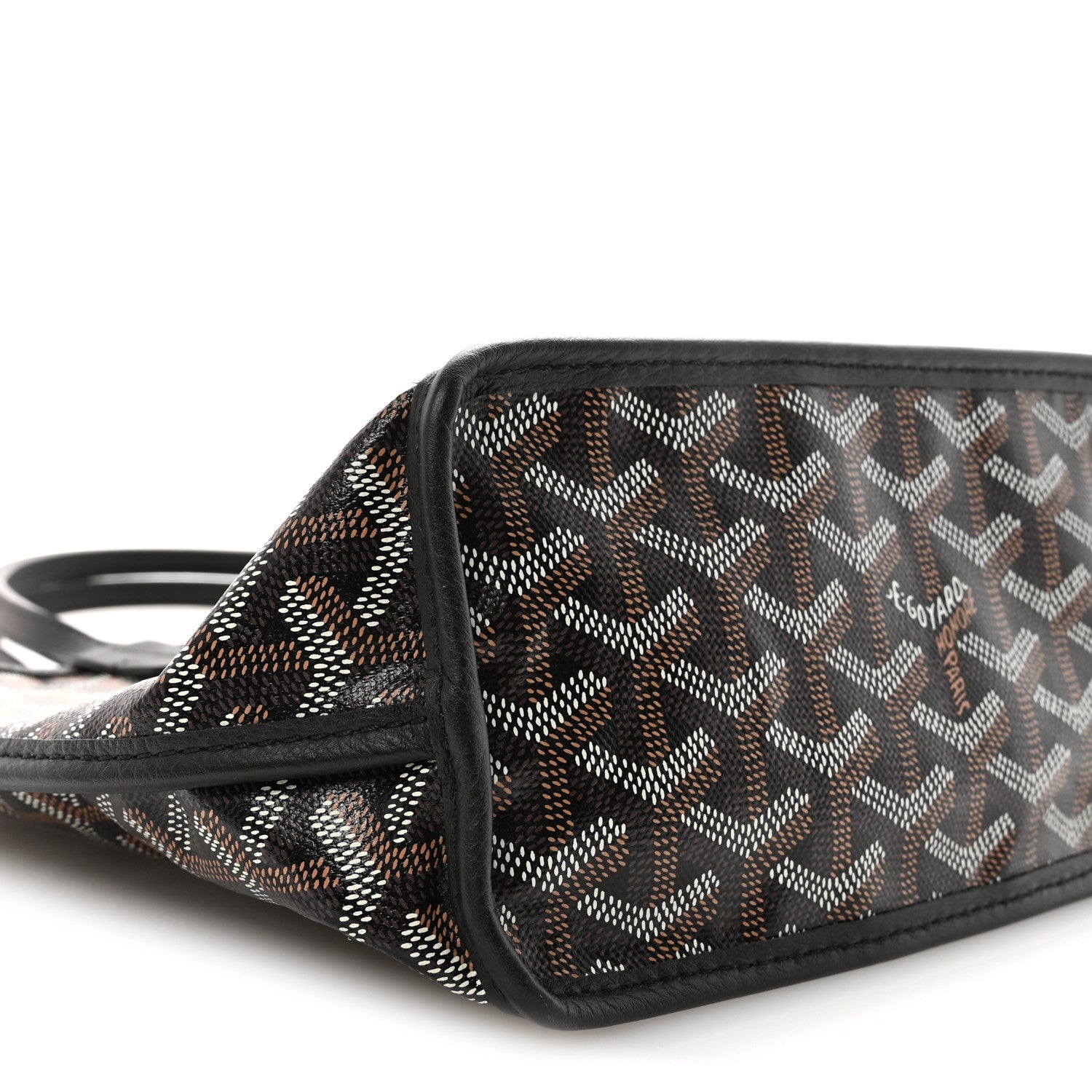 Goyardine Reversible Mini Anjou Black