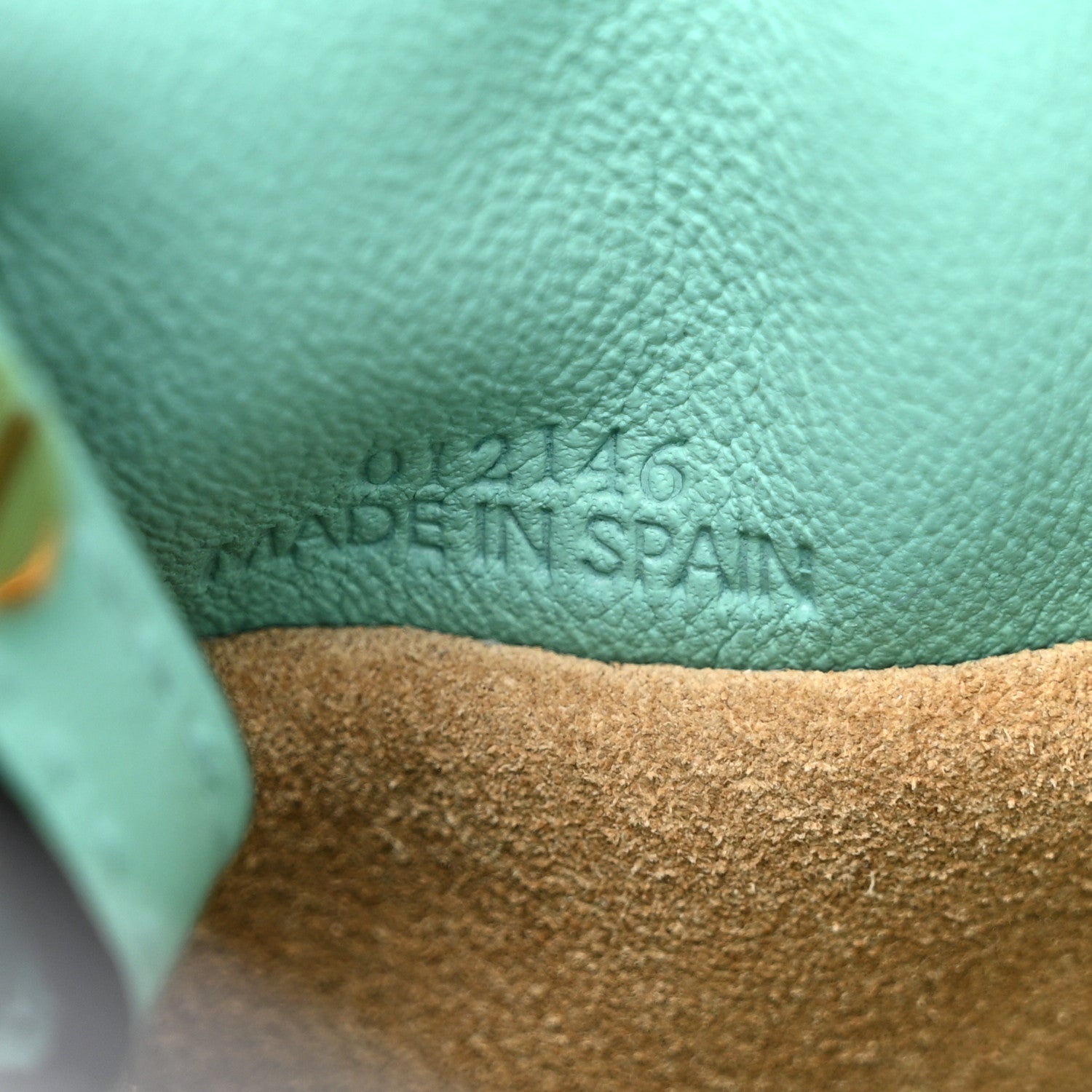 Calfskin Mini Flamenco Knot Bag Fresh Mint