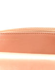 Lambskin Quilted CHNL 19 Wallet On Chain WOC Brown