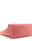 Canvas Medium Deauville Tote Red