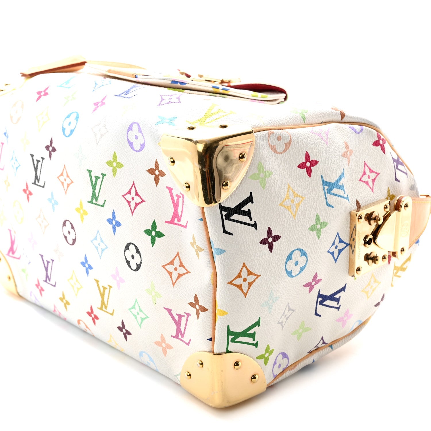 Monogram Multicolor Speedy 30 White