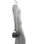 Oblique Mini Saddle Bag Blue