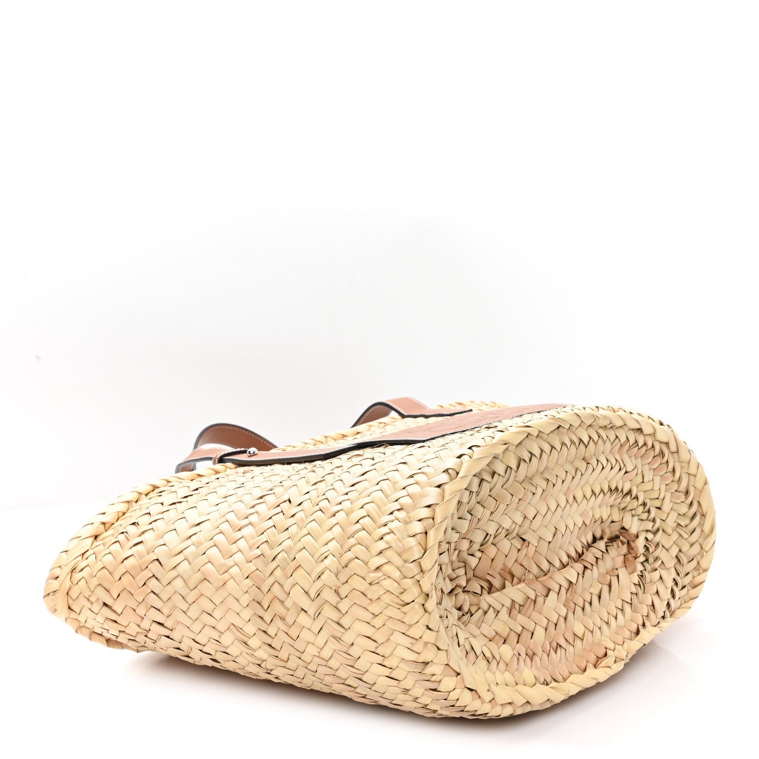 Raffia Large Basket Tote Bag Natural Tan