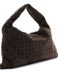 Suede Intrecciato Small Hop Fondant