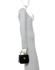 Patent Mini La Medusa Bag Black