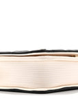 Lambskin Quilted Book Wallet On Chain WOC Black