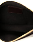 Vernis Monogram Mini Pochette Accessories Amarante