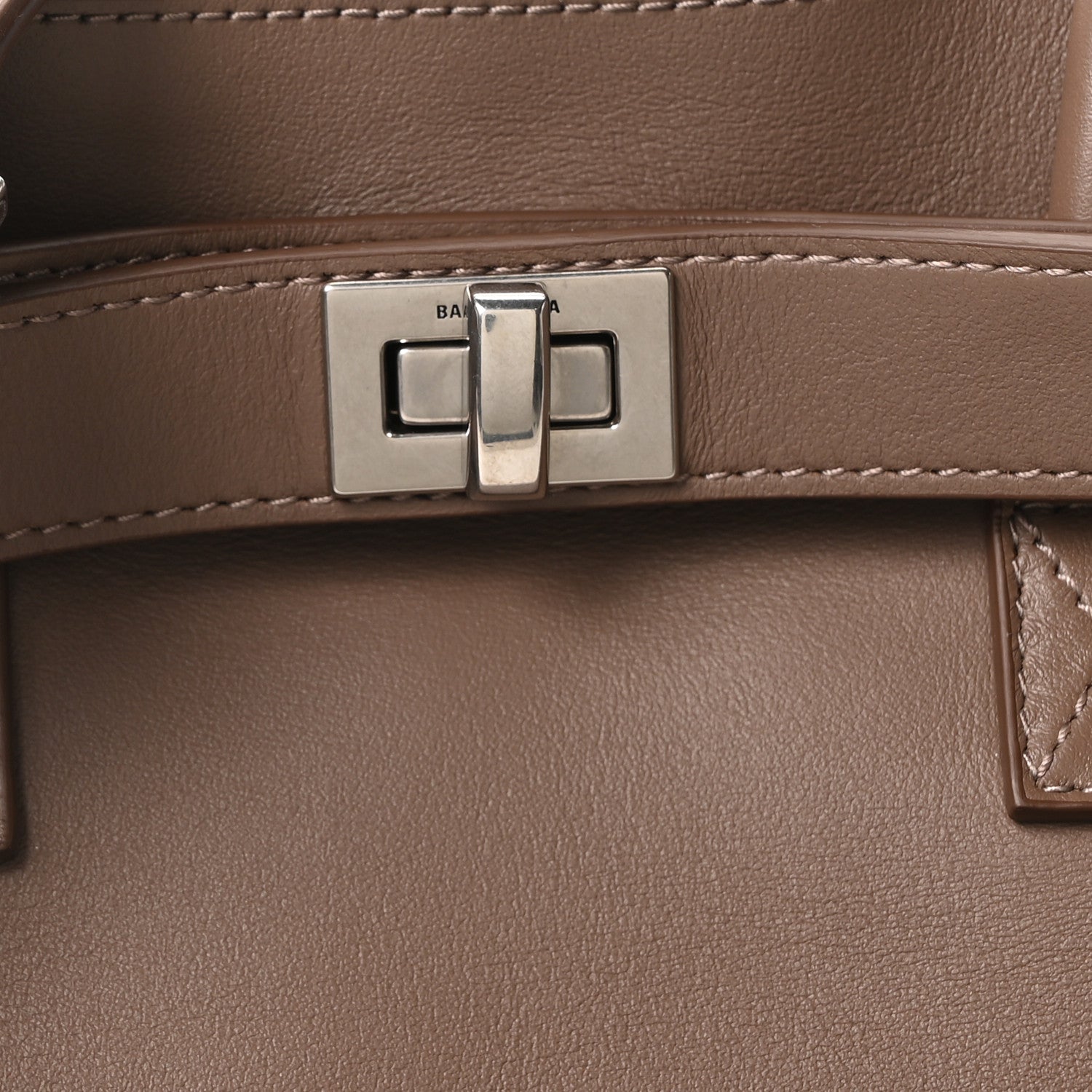 Smooth Calfskin Small Bel Air Carry All Bag Taupe