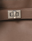 Smooth Calfskin Small Bel Air Carry All Bag Taupe
