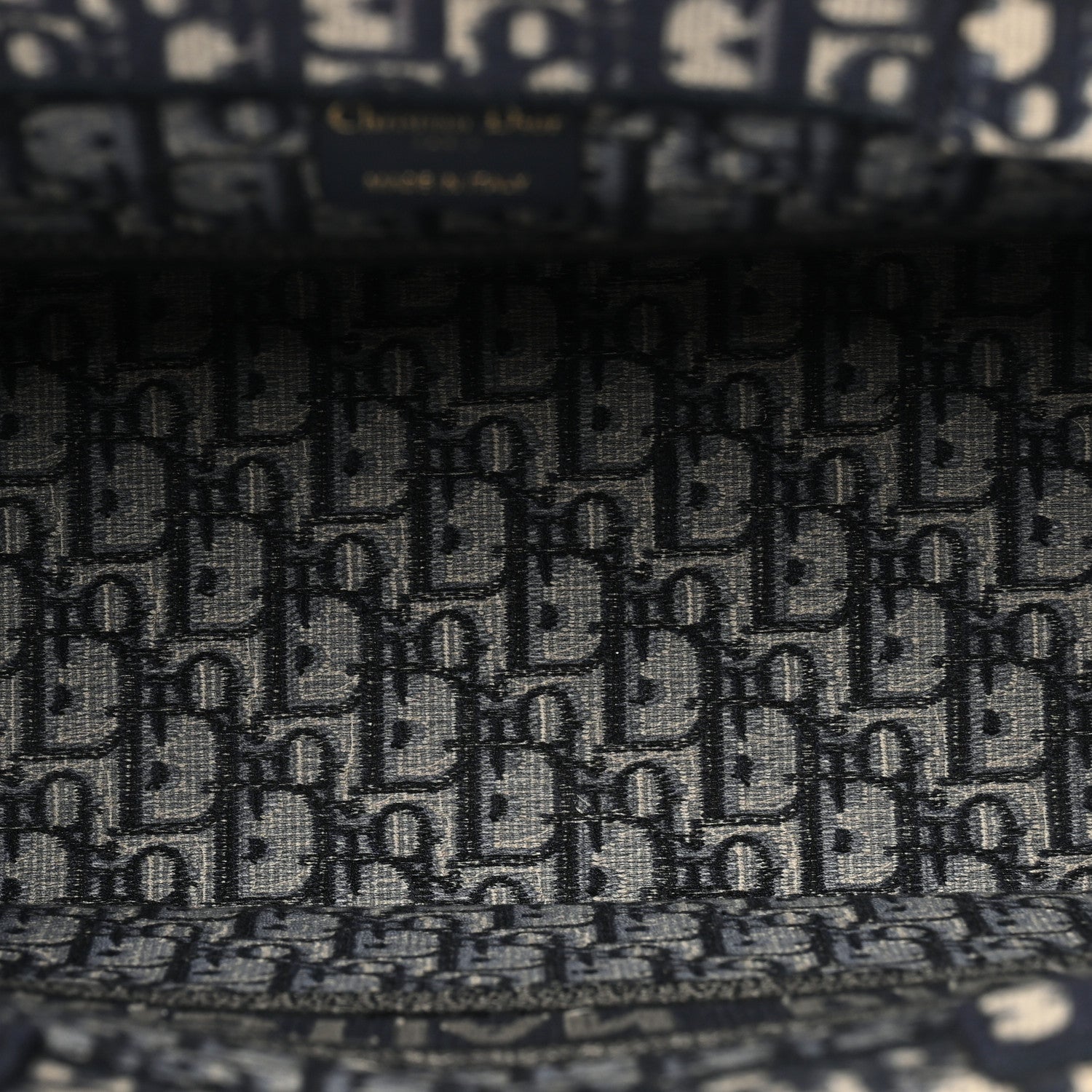 Oblique Medium Book Tote Blue Multicolor