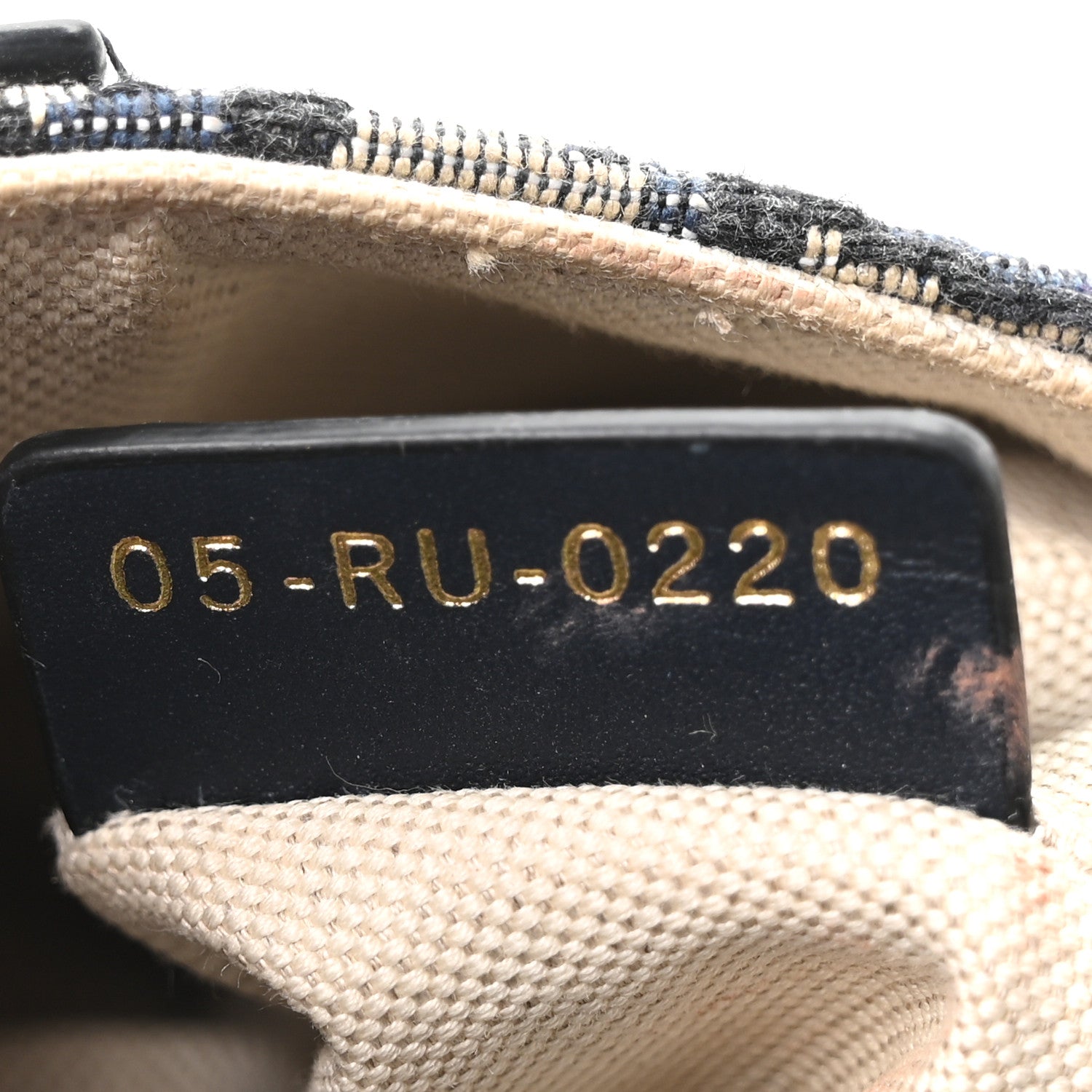 Oblique Mini Saddle Bag Blue