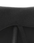 Grained Calfskin Saddle Bag Black