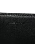Smooth Calfskin Triomphe Small Louise Bag Black