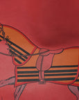 Veau Sikkim Horse Print Double Sens 36 Reversible Tote