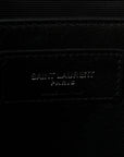 Grain De Poudre Medium Classic Monogram Kate Satchel Earth Grey