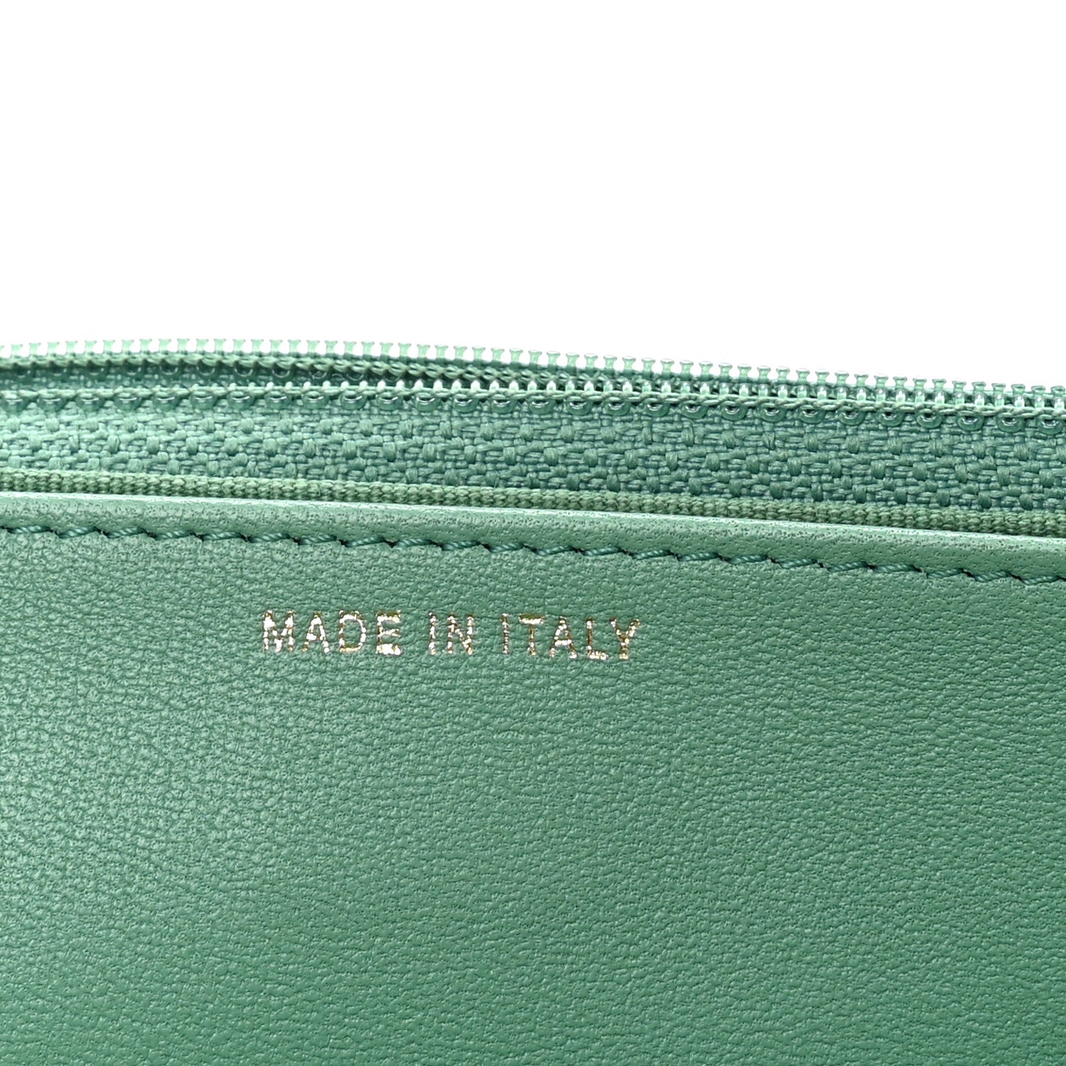 Lambskin Quilted Trendy CC Wallet On Chain WOC Green