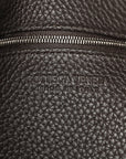 Grained Calfskin Intreccio Large Diago Crossbody Bag Fondant