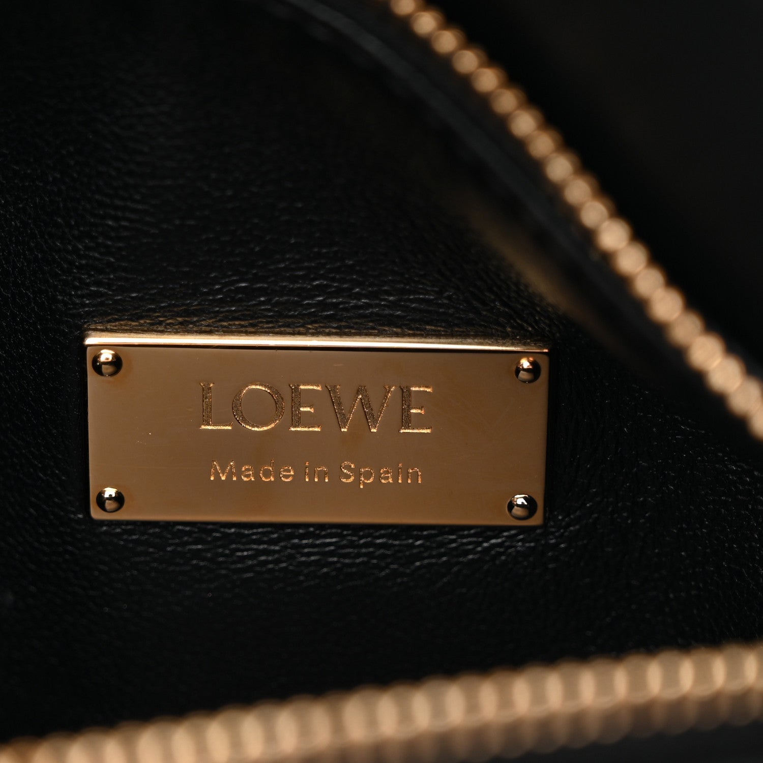 Nappa Lambskin Featherlight Mini Puzzle Bag Black