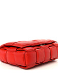 Lambskin Maxi Intreccio Padded Chain Cassette Crossbody Bag Nail Polish