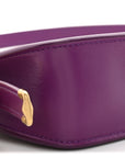 Calfskin Mini Shield Sling Bag Thistle