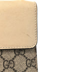 GG Supreme Monogram Calfskin Small Padlock Shoulder Bag Beige Mystic White Sun Oil