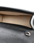 Dollar Calfskin Crystal Mini Dionysus Top Handle Bag Black Crystal