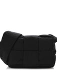 Nylon Intrecciato Padded Tech Candy Cassette Bag Black