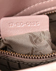 Metallic Lambskin Cannage Mini Lady D1OR Lotus
