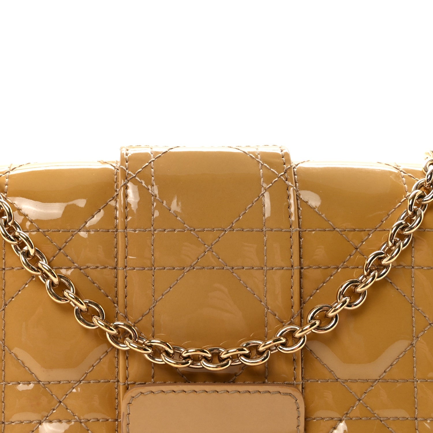 Patent Cannage Miss D1OR Promenade Pouch Yellow