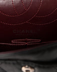 Aged Calfskin Quilted 2.55 Reissue 225 Flap Black