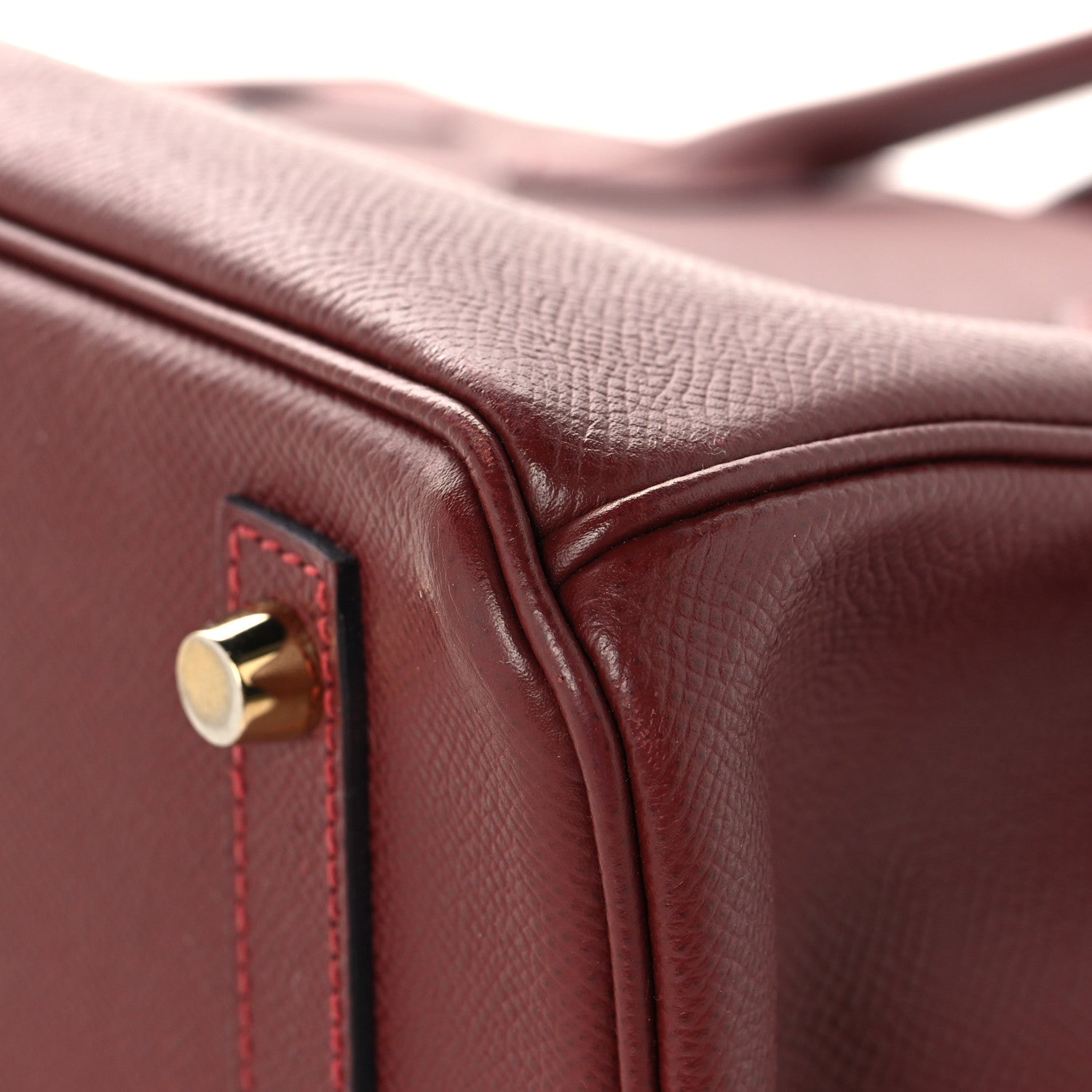 Epsom Birkin 30 Rouge H
