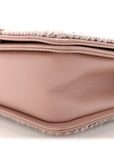 Calfskin Chevron Tweed Medium Boy Flap Pink
