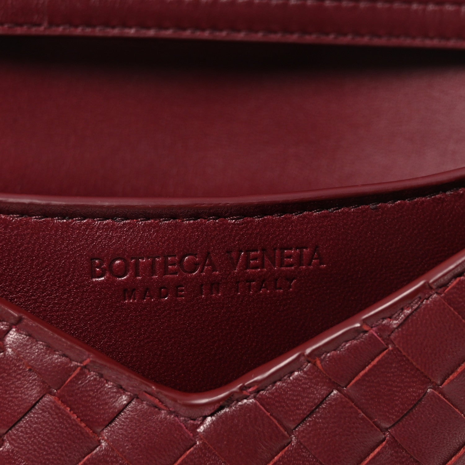 Nappa Intrecciato Knot Lock Top Handle Crossbody Bag Barolo