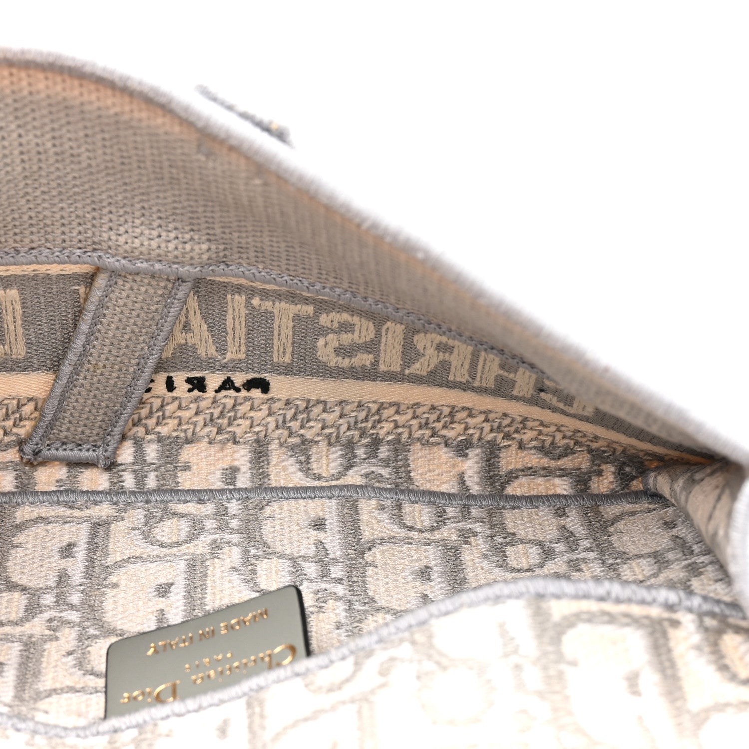 Oblique Slim Saddle Pouch Grey