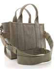 Crystal Canvas Small The Tote Bag Slate Green
