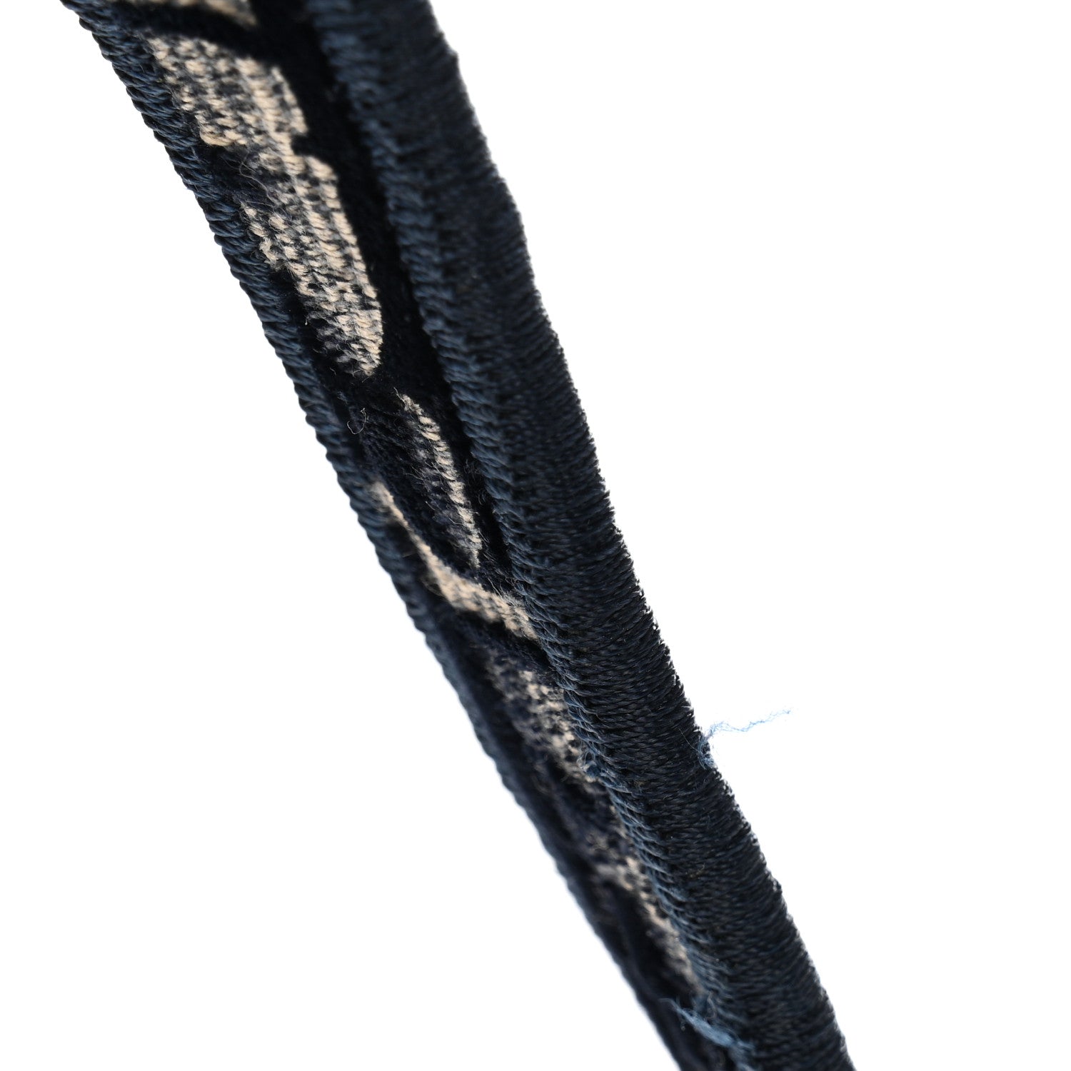 Velvet Oblique Saddle Bag Blue