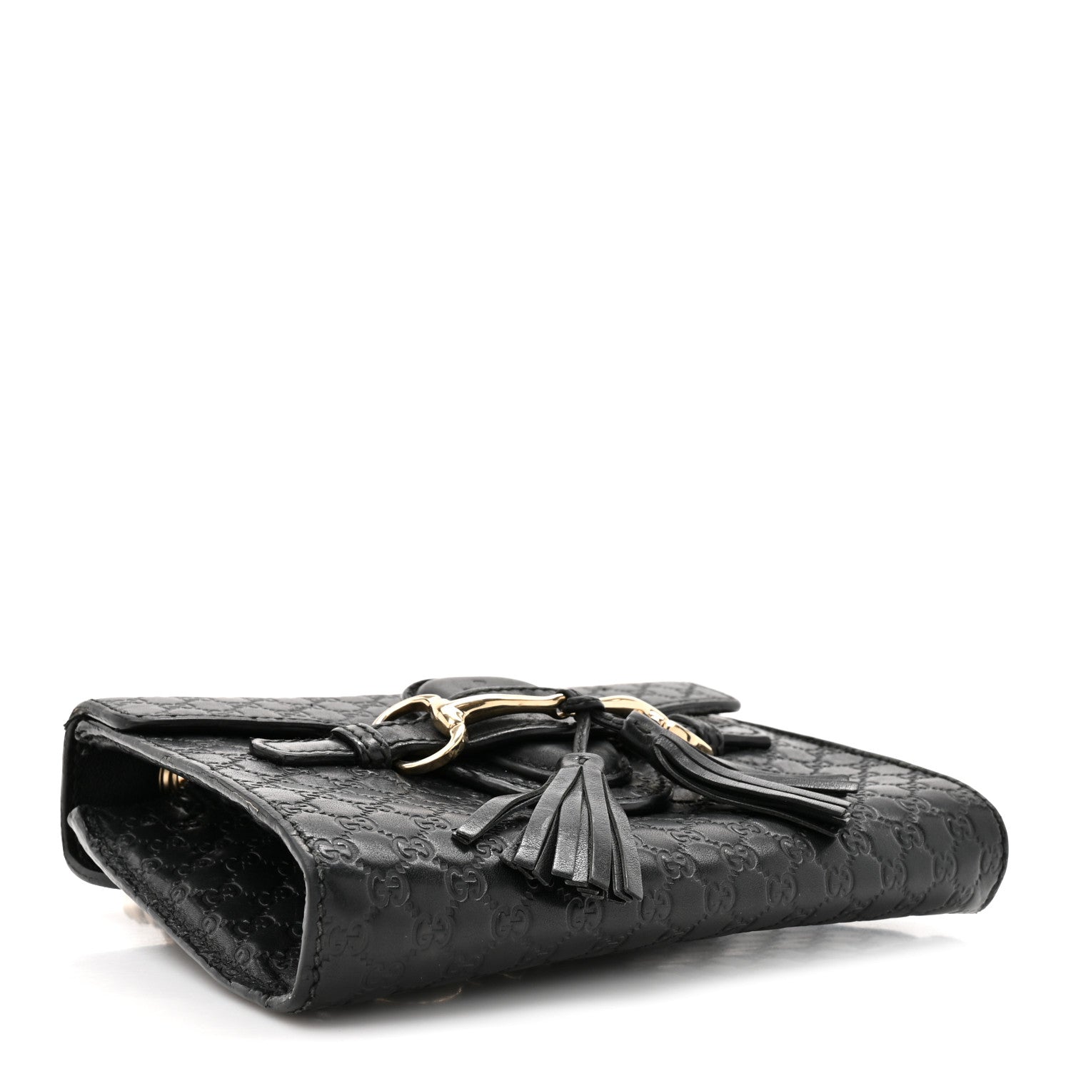 MicroGCCIssima Mini Emily Chain Shoulder Bag Black