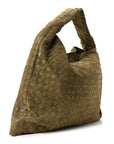 Suede Intrecciato Large Hop Mud