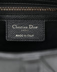Grained Calfskin Saddle Bag Black