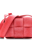 Rubber Maxi Intrecciato Extra Mini Cassette Crossbody Bag Firework