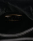 Padded Velvet Mini Bag Black