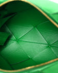 Lambskin Maxi Intrecciato Mini Cassette Camera Bag Parakeet