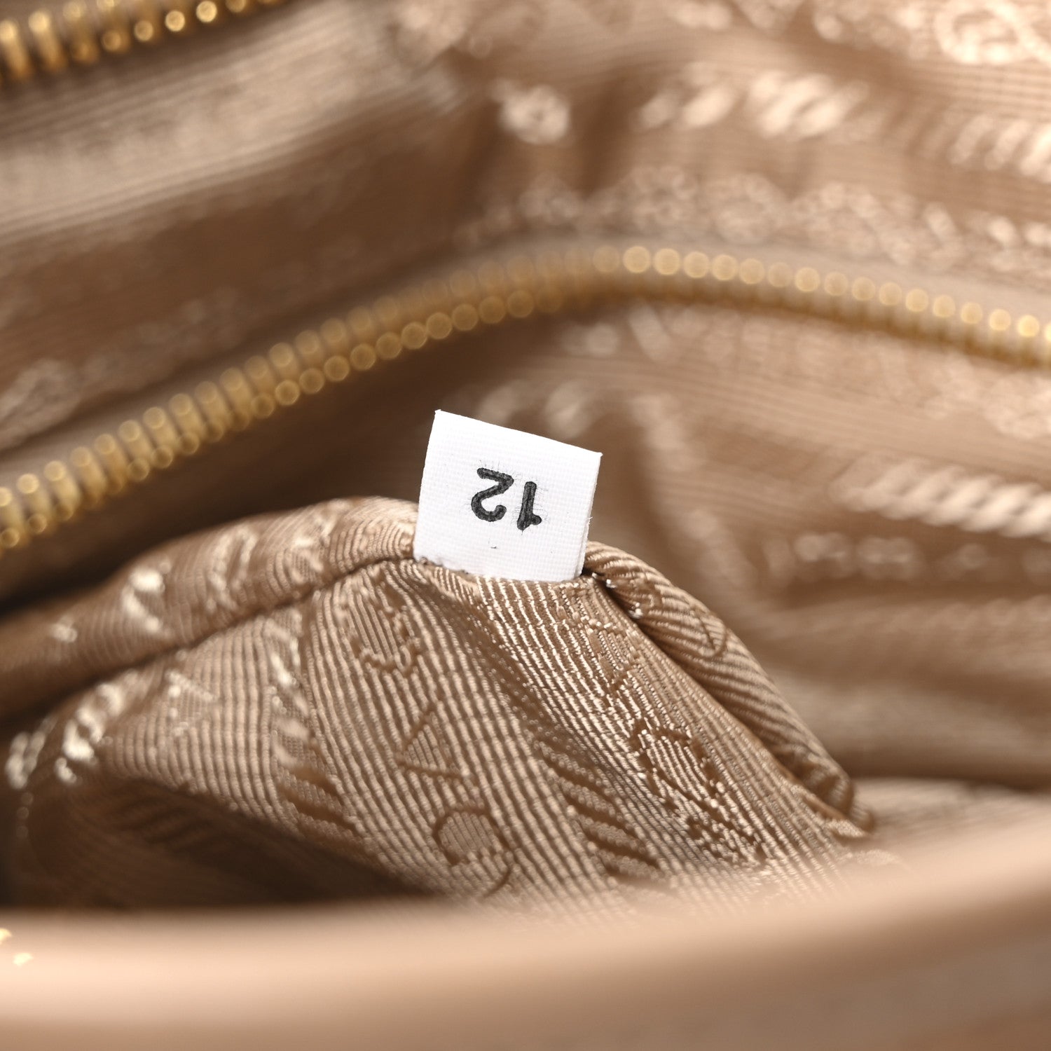Glossy Calfskin Triangle Medium Bonnie Shoulder Bag Cameo