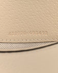 Textured Calfskin Crystal Mini Dionysus Shoulder Bag Mystic White